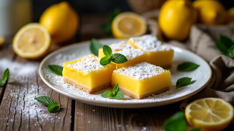 digestive friendly lemon bars